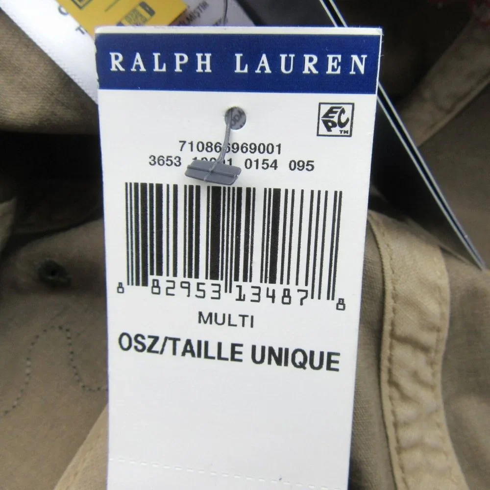 Polo Ralph Lauren Camo Tiger Patch Baseball Hat Cap Adjustable Fit NEW - Picture 15 of 15